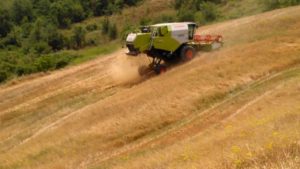 Mietitrebbia Claas TUCANO 430 MONTANA Autolivellanti